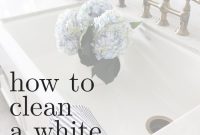 Clean a White Sink Naturally: 3 Simple Chemical-Free Methods