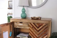 DIY Freestanding Cabinet Command Center for Home Organization