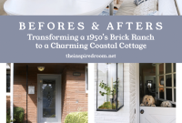 1950s Brick Ranch Turned Charming Coastal Cottage — Before & After