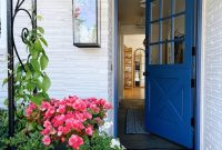 Transforming Our Entry Porch for Fall with Painted Concrete