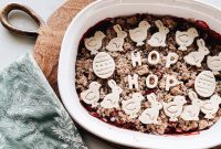 Strawberry Crisp with Easter Pie Crust Cutouts Recipe