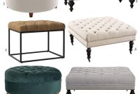 10 Tufted Ottomans That Make Stylish Alternatives to Coffee Tables