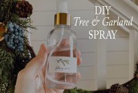 DIY Tree & Garland Spray: Homemade Holiday Fragrance Recipe