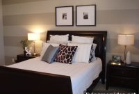 Painted Wall Stripes for Bedroom and Bathroom Decorating Ideas