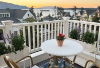 Small Deck Summer Makeover: Reveal + 6+ Ways to Use a Wicker Plant Stand