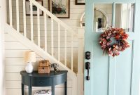 Cozy Fall Entryway Refresh for Small Spaces