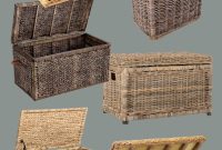 Woven Basket Storage Trunks for Stylish Home Organization