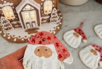 DIY Santa Handprint Salt Dough Ornaments for Kids