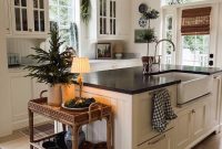 Christmas Rattan Bar Cart Ideas: Create Calm Joy with Simple Decor