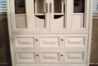 How to Paint an Old Wood Cabinet White: Step-by-Step Guide