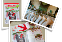 My Christmas Mantel Featured in Cottages & Bungalows Magazine