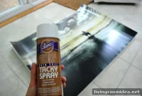 How to Mount a Large Print to Canvas Using Acrylic Medium