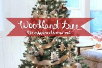 Woodland Christmas Tree Reveal: Rustic Holiday Decor Ideas