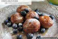 Ebelskivers with Cinnamon Apple Syrup — Fluffy Nordic Pancake Recipe