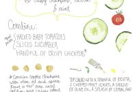 Summer Salad with Crispy Roasted Chickpeas and Lemon Vinaigrette