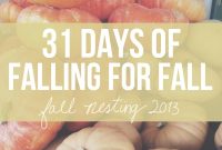 31 Days of Falling for Fall: Your October Cozy Challenge