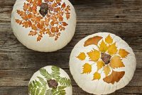 Slow-Fall Decoupage Pumpkins with Autumn Foliage