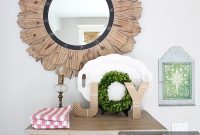 Simple Christmas Joy with Cardboard Letter Decorations