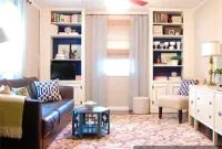 How to Convert Bookcases into Built-Ins and Paint Them