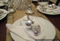 DIY Place Cards and Fridge Magnets from Christmas Ornaments