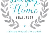 Love Your Home Challenge & Book Release Day Celebration