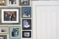 Family Photo Gallery Wall for Your Media Room