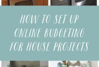 Set Up Online Budgeting for Home Renovation Projects