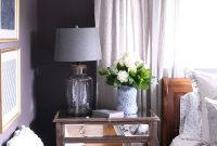 Master Bedroom Reveal: Black Frosted Plum Accent Walls Tour