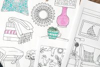Home Decor Coloring Book: Inspired Room Designs to Color
