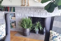 Painted Stone Fireplace Makeover Ideas to Modernize Your Hearth