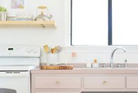 How We Transformed Kitchen Cabinets with Pink Paint