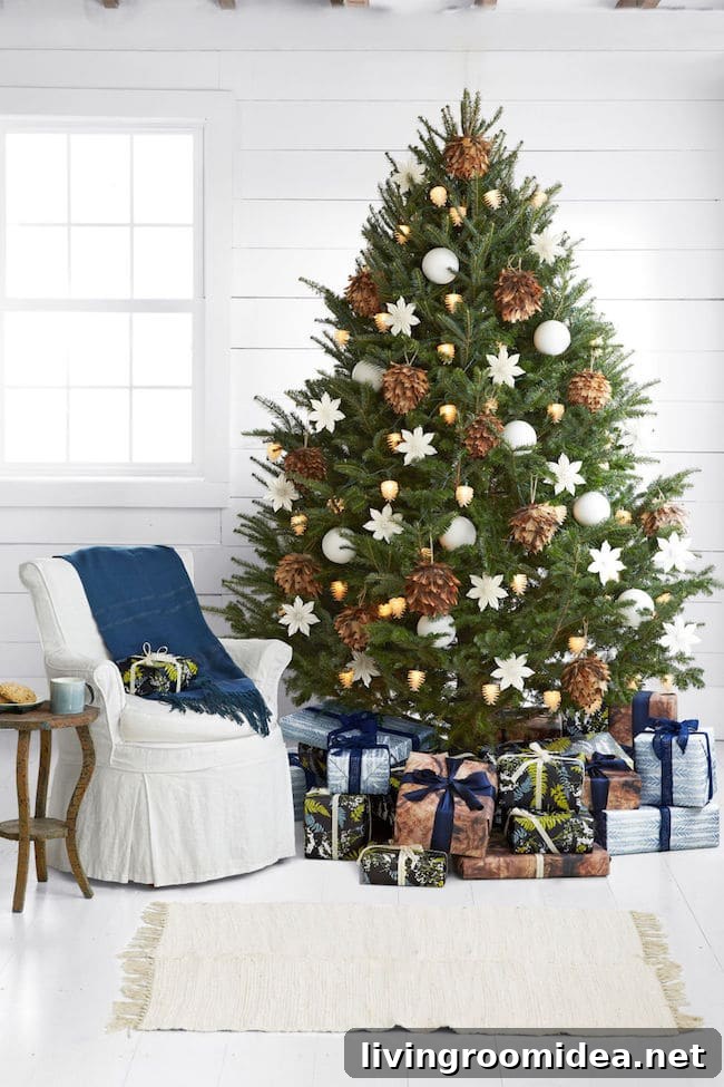 Blue and white Christmas