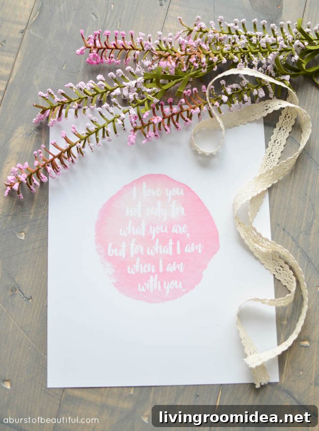 Valentine’s Day Printables 2017 — Free Printable Downloads 5 Pretty Valentine’s Day Printables 2017 {Free Downloads}