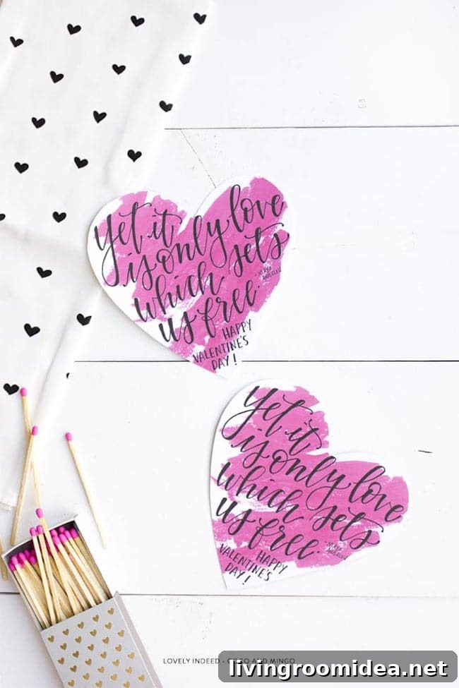 Valentine’s Day Printables 2017 — Free Printable Downloads 6 Pretty Valentine’s Day Printables 2017 {Free Downloads}