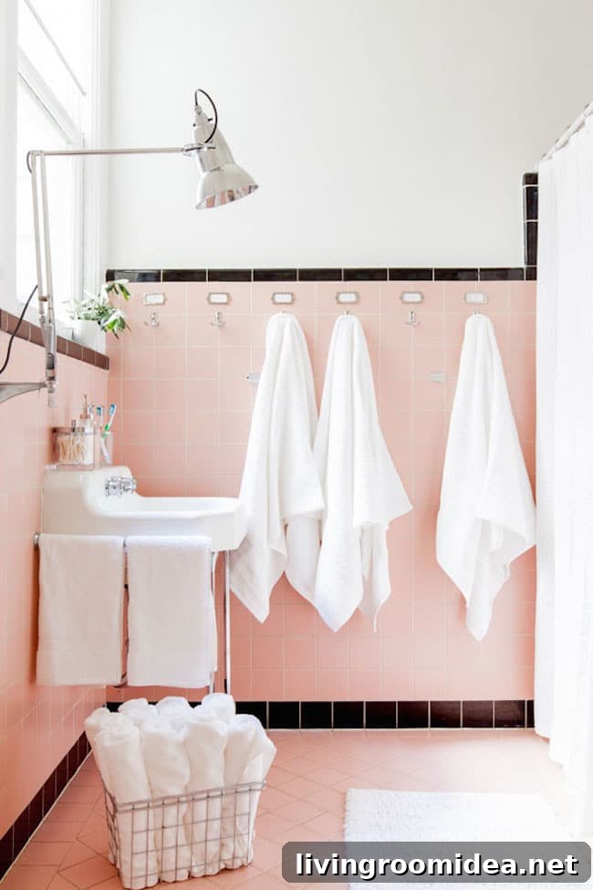Mint and Pink Vintage Bathroom Ideas and Design Inspiration 8 Vintage Bathroom Inspiration - My Mint and Pink Bathroom
