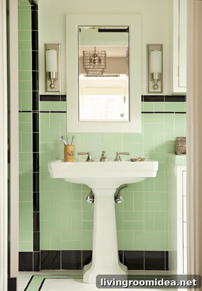 Mint and Pink Vintage Bathroom Ideas and Design Inspiration 10 Vintage Bathroom Inspiration - My Mint and Pink Bathroom