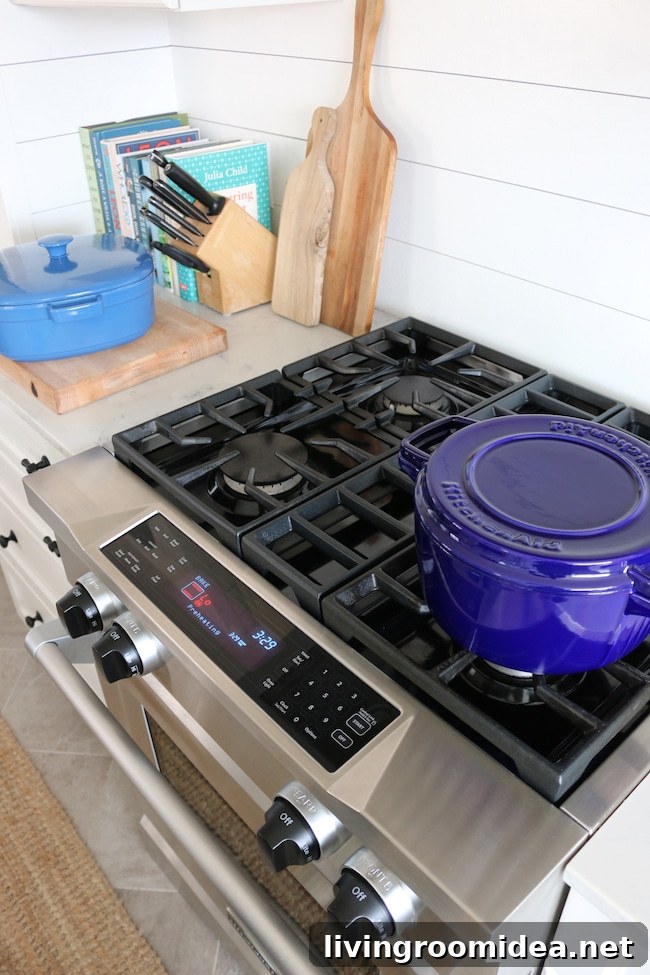 How We Selected the Right Kitchen Appliances for Your Home 9 Kitchen Remodel Details: KitchenAid Appliances | Dual Fuel KitchenAid Range 30"