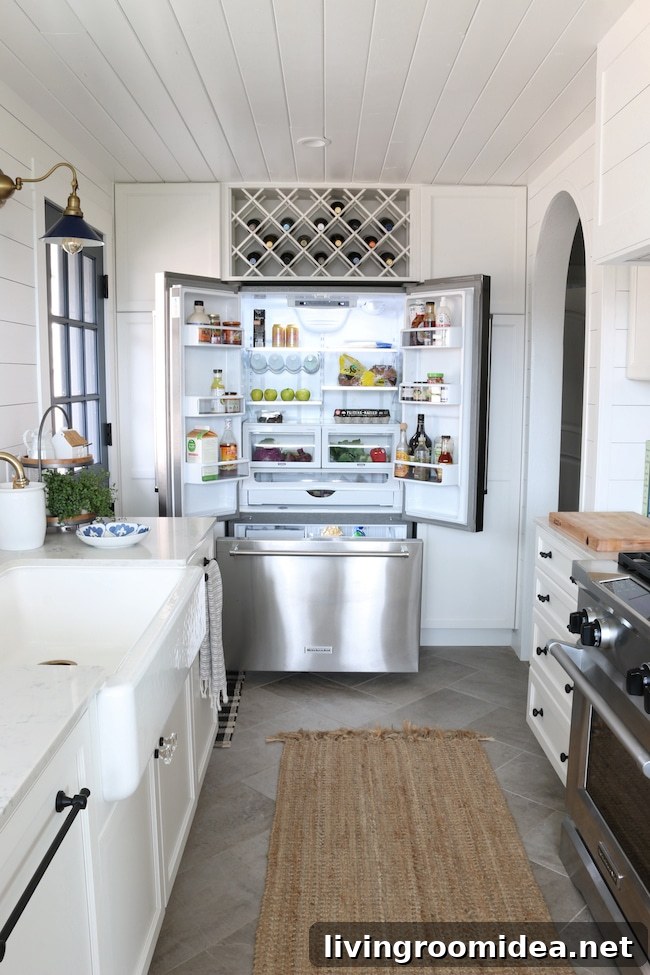 How We Selected the Right Kitchen Appliances for Your Home 3 Kitchen Remodel Details: KitchenAid Appliances | French Door Counter Depth Refrigerator