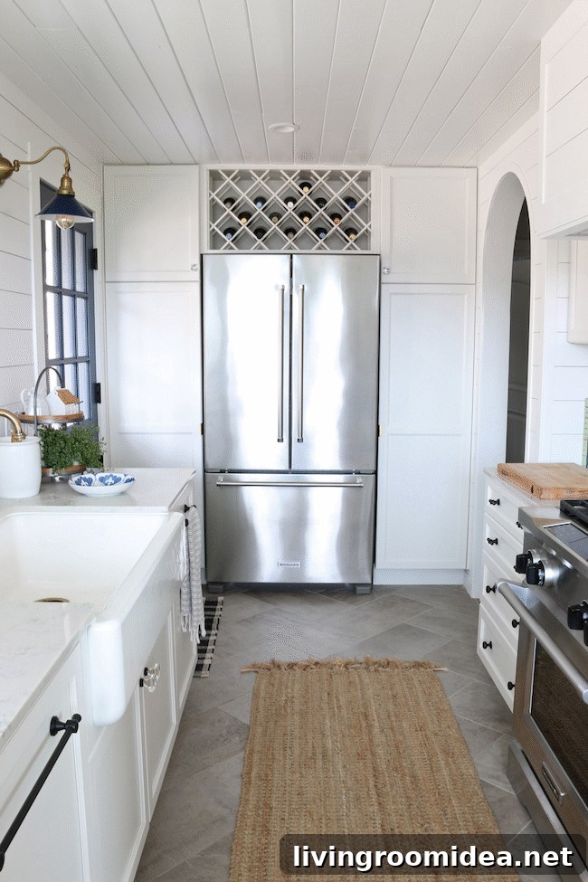 Kitchen Remodel Details: KitchenAid Appliances, KitchenAid French Door Style Counter Depth Refrigerator