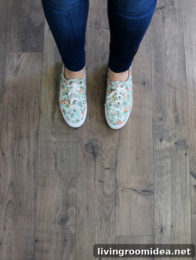 Home Office Makeover: See Our Room After New Flooring 5 Mohawk Concertina Flooring