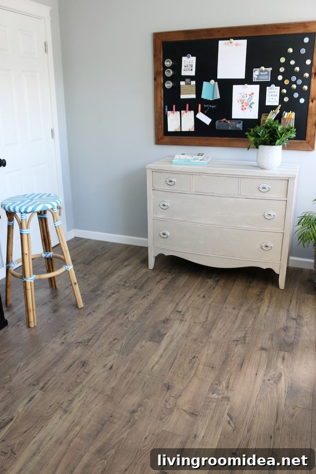 Mohawk Flooring wood laminate over old basement linoleum 
