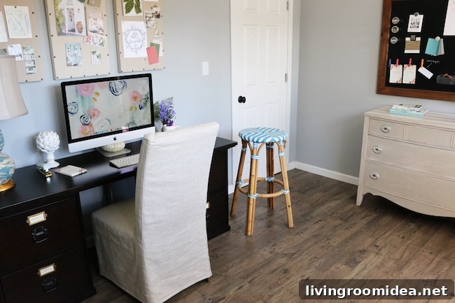 Mohawk Flooring Makeover -- installed over old linoleum in basement