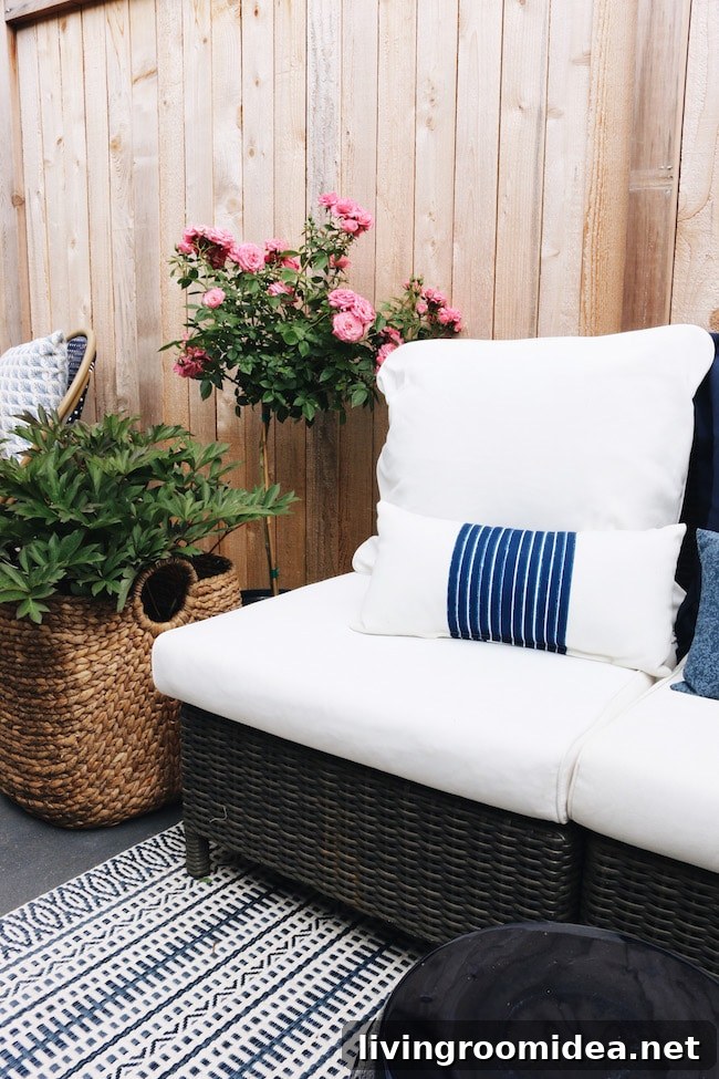 Side Patio Makeover Reveal + Win a Backyard Patio Pond 11 img 104550 11 1