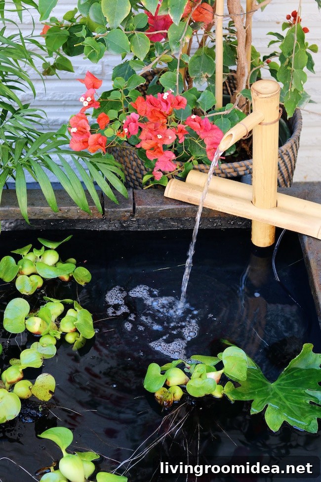 Side Patio Makeover Reveal + Win a Backyard Patio Pond 6 img 104550 5 1