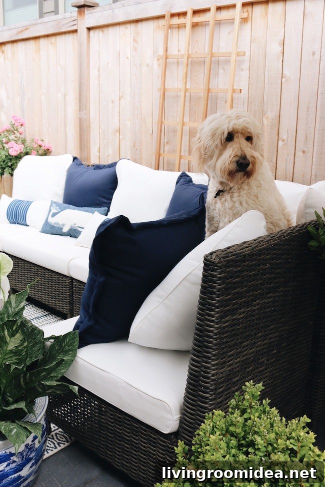 Side Patio Makeover Reveal + Win a Backyard Patio Pond 7 img 104550 6 1