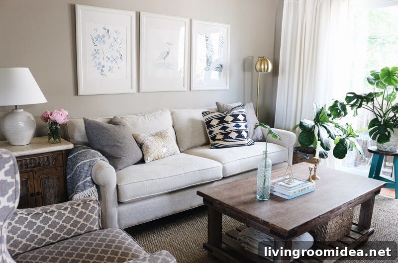 Neutral Living Room, Townhouse
