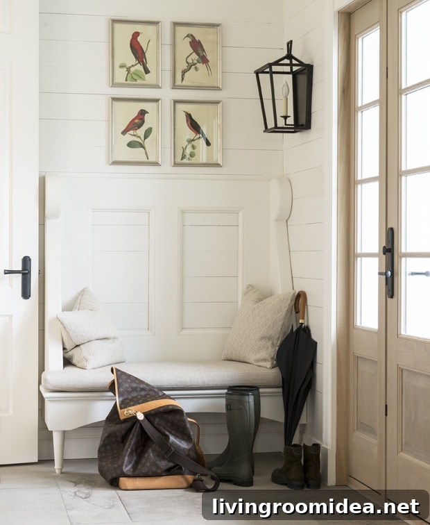 Cottage Style Entry with Shiplap