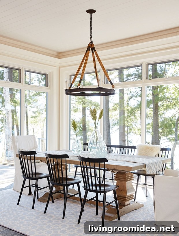 Cottage style dining room