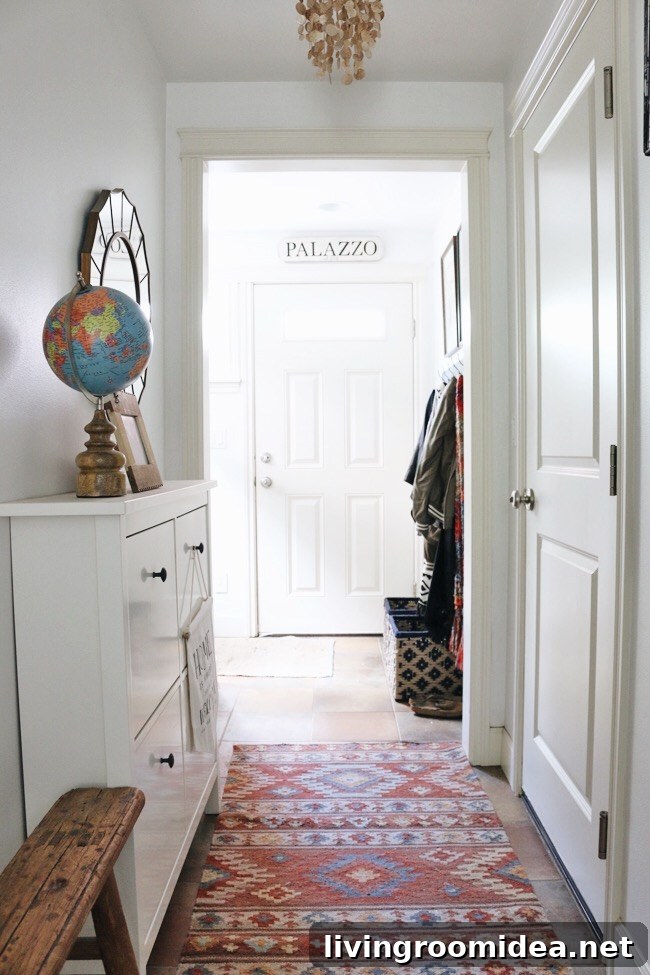 Seattle Townhouse -- Small Entry Hallway