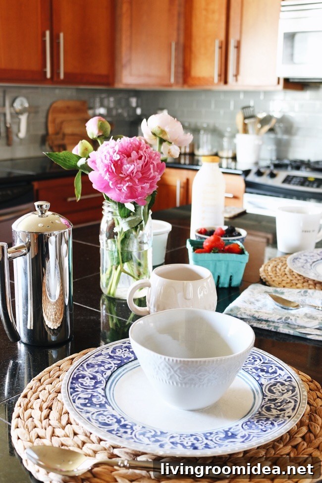 Townhouse Decorating - Kitchen Island